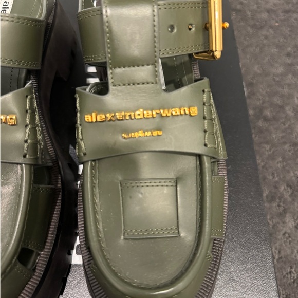 ALEXANDER WANG CARTER PLATFORM FISHERMAN SANDLE SIZE 6.5. - Picture 9 of 9